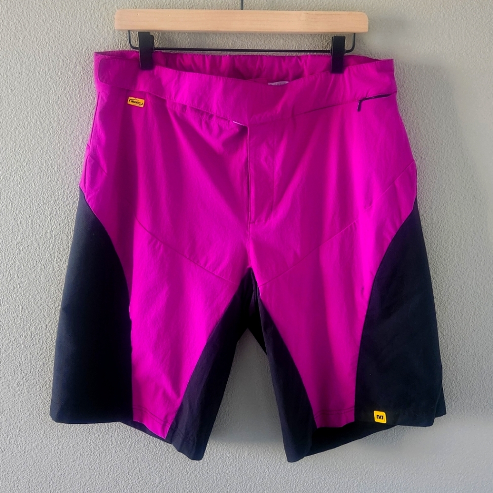 Mavic Meadow Bike Shorts Mountain Biking XL Purple Black Lightweight Trail
